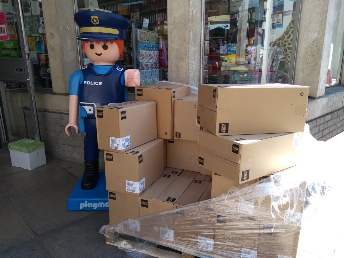 We have a whole pallet of <a href="/LEGO_Group/">LEGO</a> now on the shelves ready for half term! Lots of new releases including Overwatch, City Space and Ninjago sets to name a few! @TobyToymaster #Frome #Ellenbray #HalfTerm