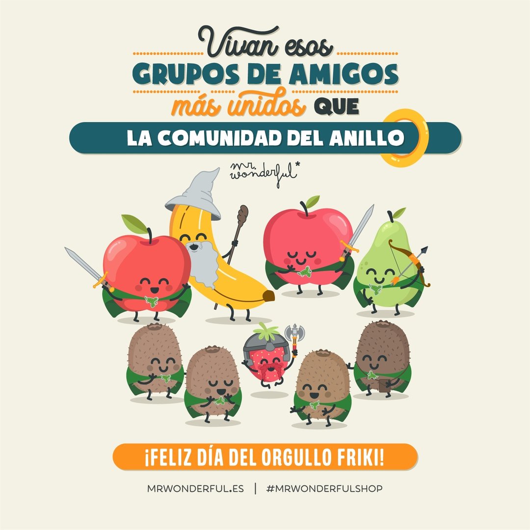 mrwonderful_'s tweet photo. Tenéis aventuras para una saga entera y más de una pasará a la historia. ¡Que vivan los amigos y el #DíadelOrgulloFriki! ✌️🤓 https://t.co/SuidKmIVc6