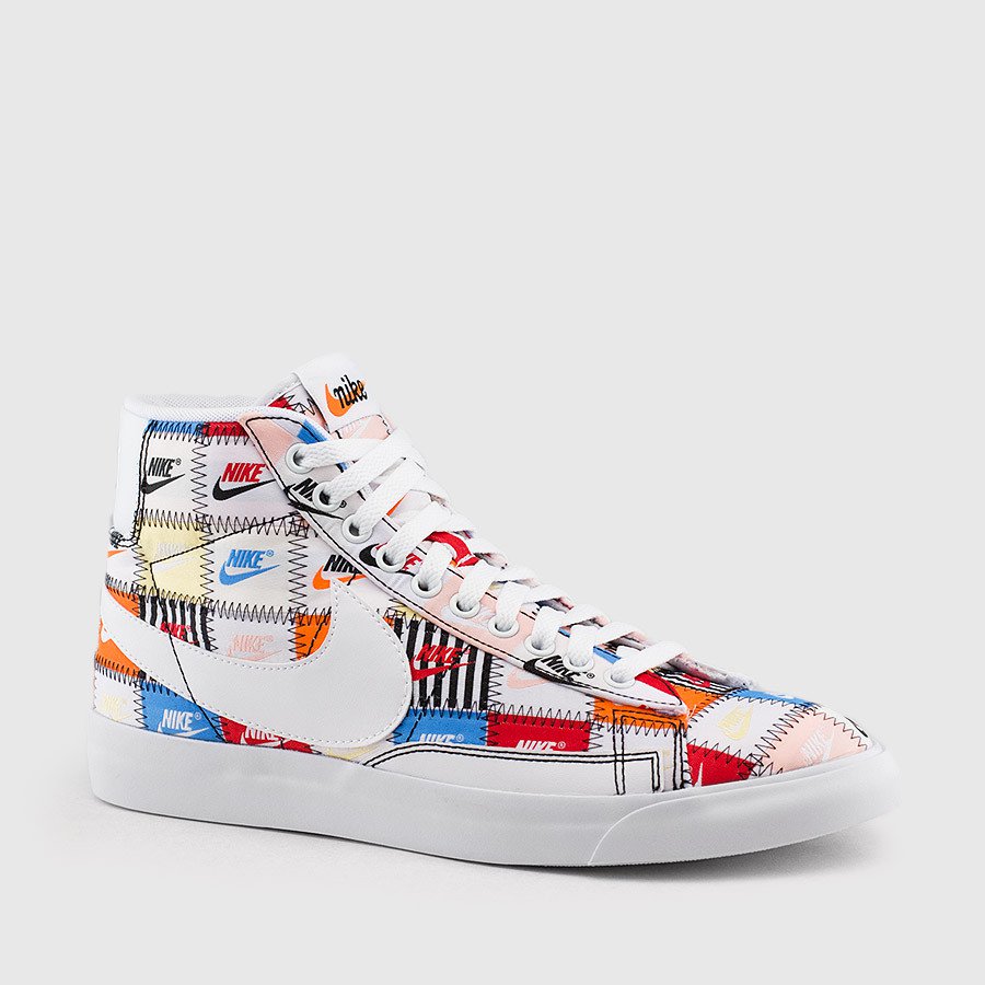 blazer high patchwork