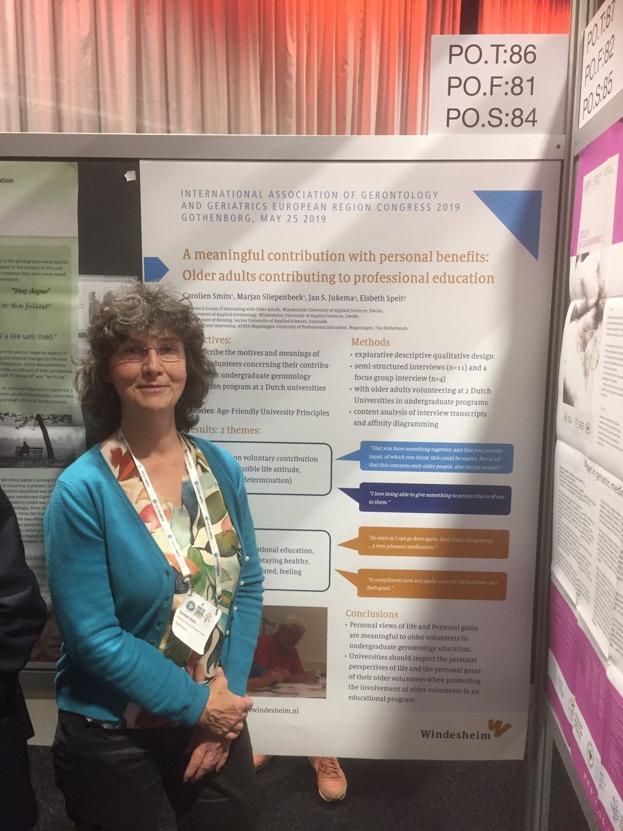 Older adults’ contribution to gerontology education: it’s all about MEANING. <a href="/Windesheiminfo/">Hogeschool Windesheim (inactief)</a> <a href="/iagger2019/">IAGG-ER 2019</a>