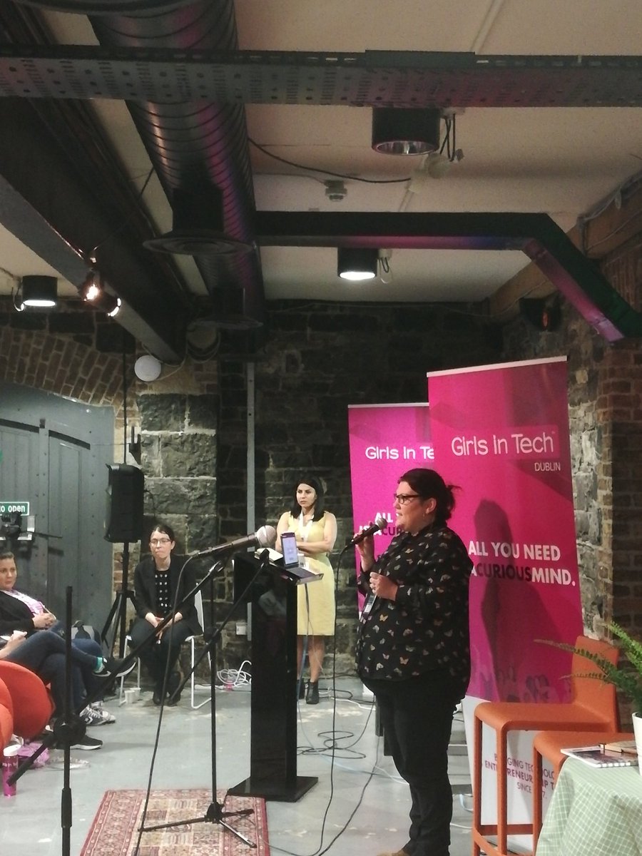 1accessworld's tweet image. Clodagh O&apos;Reilly from @ReCreateIreland taking the stage talking about her organization&apos;s challenges to be solved...this is where #GITDHack really kicks in! @GITDublin