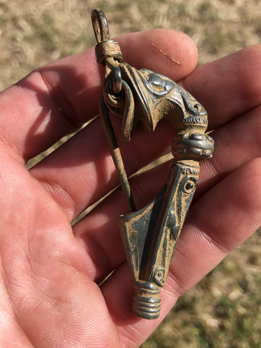 Just been shown one of the most amazing Roman brooches I have seen in a while. Not found on one of our digs but from the finders local permission.