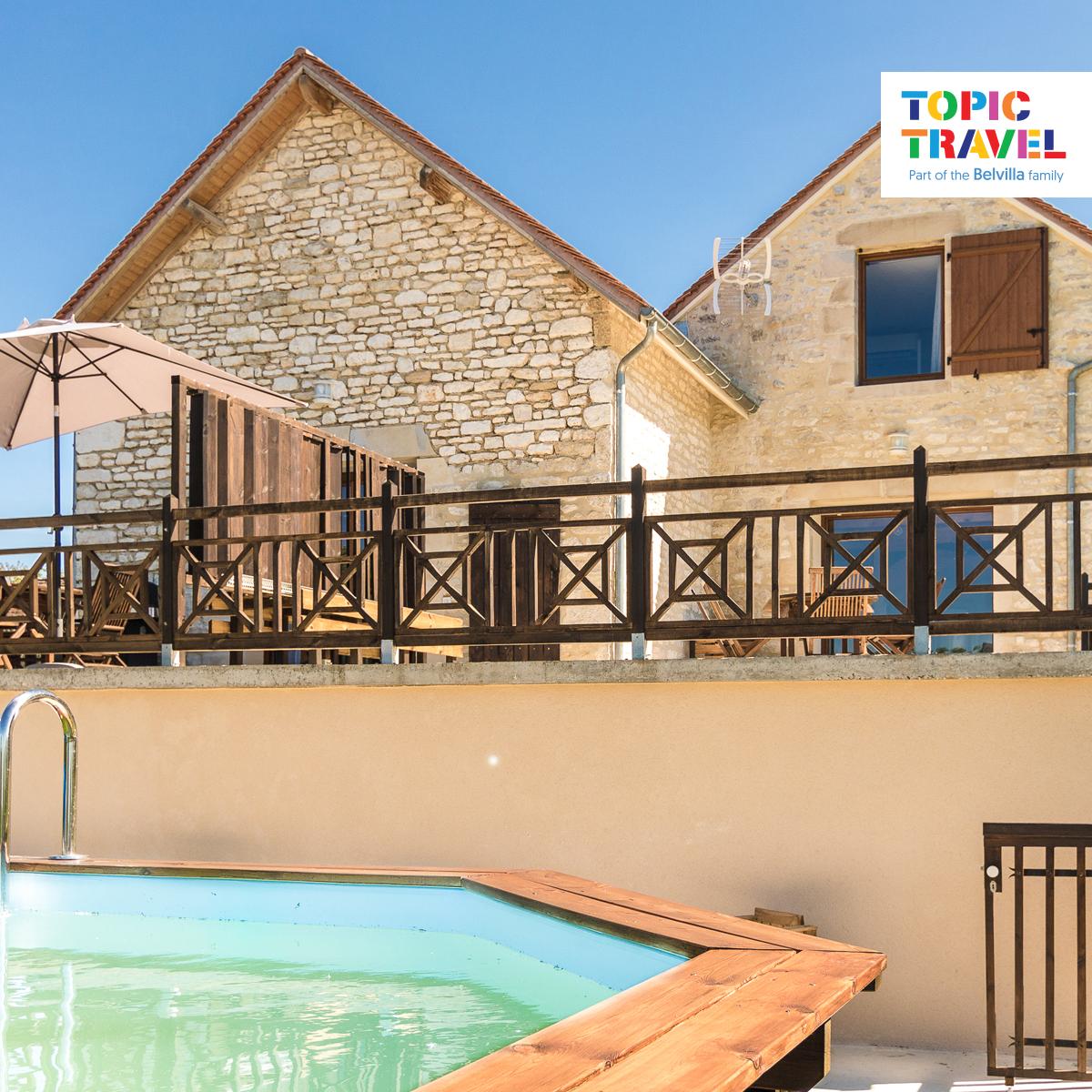 TopicTravel's tweet image. Nieuw! 😍 Dit volledig ingerichte huis heeft de perfecte ligging met een terras op het zuiden en de Dordogne vallei. Onder het terras vindt u een ruim zwembad wat perfect is voor de kinderen. U kunt heerlijk tot rust komen in dit vakantiehuis.😄 bit.ly/30Juef9