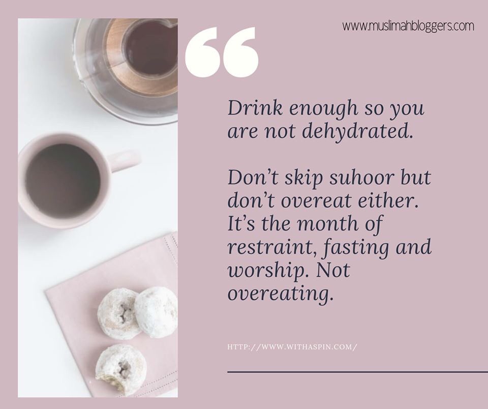 muslimahblogs's tweet photo. Ramadan Day 20
Sharing a tip a day for Ramadan from Muslimah Bloggers.
Today's tip is from @withaspin
#ramadan #muslimahbloggers #mbramadan https://t.co/VKyBsuUn8B