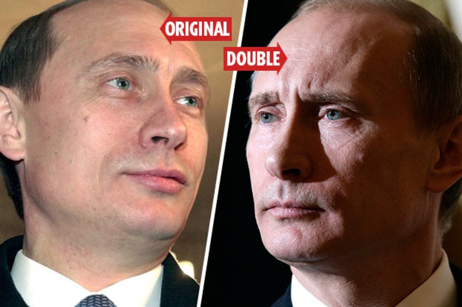 Прямая линия двойник. Двойник Владимира Путина.