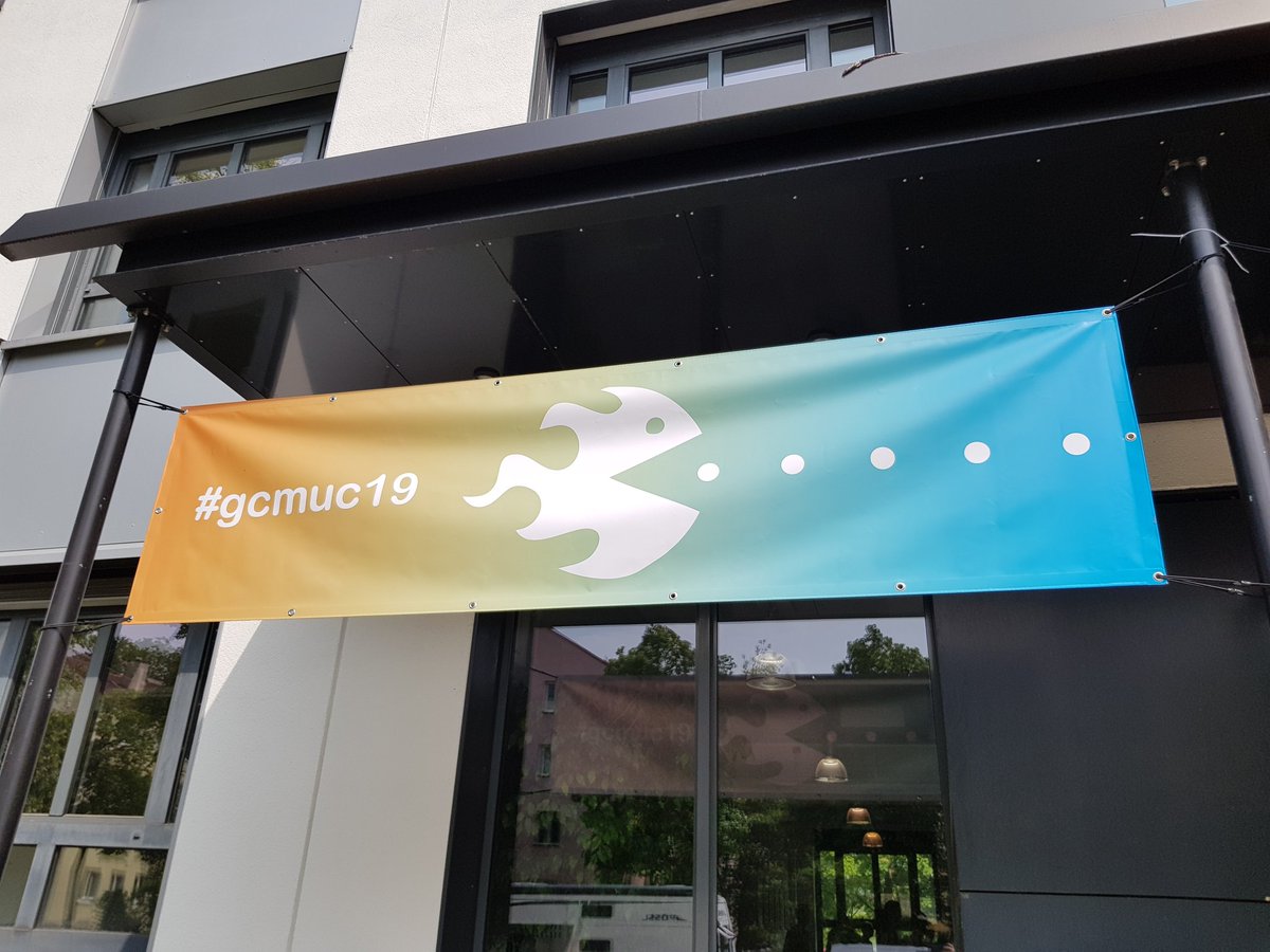 DevMiney's tweet photo. Mögen die Talks beginnen! :) #gcmuc19 https://t.co/4QRNYl2wpj
