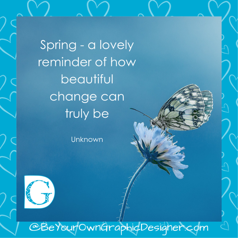BYOGD's tweet photo. Spring - a lovely reminder of how beautiful change can truly be - Unknown #MayMemes https://t.co/Es4r4xPHve