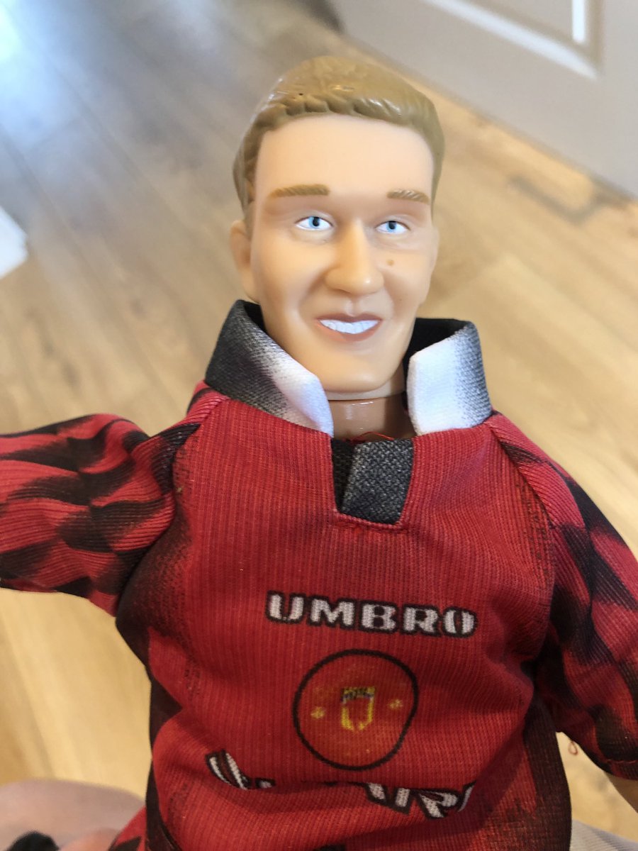 smmurdoch's tweet photo. @ManUtd Please help... who is this? Found this doll on e-bay for my 3 year old daughter who is a massive fan but don’t know who it is. https://t.co/slS264whhn