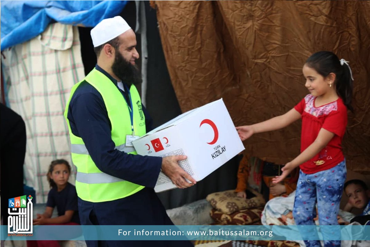 Baitussalam_Org's tweet photo. Baitussalam Welfare Trust sponsored iftar meal for 6600 needy Syrians living in orphanages, and temporary camps.

#SupportBaitussalam 
#SaveSyriaChildren
#BaitussalamForSyria https://t.co/c3VmxhLChw