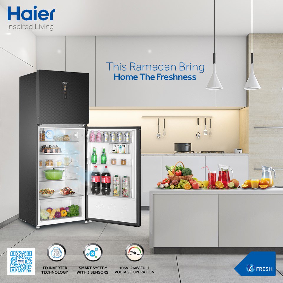 HaierFamily's tweet image. Haier&apos;s Refrigerator is a perfect need for your kitchen. Have an inspiring Ramadan and store endless food.
For more info: haier.com/pk/refrigerato… … …
#HaierFamily
#InspiredLiving
#HaierRefrigerators
