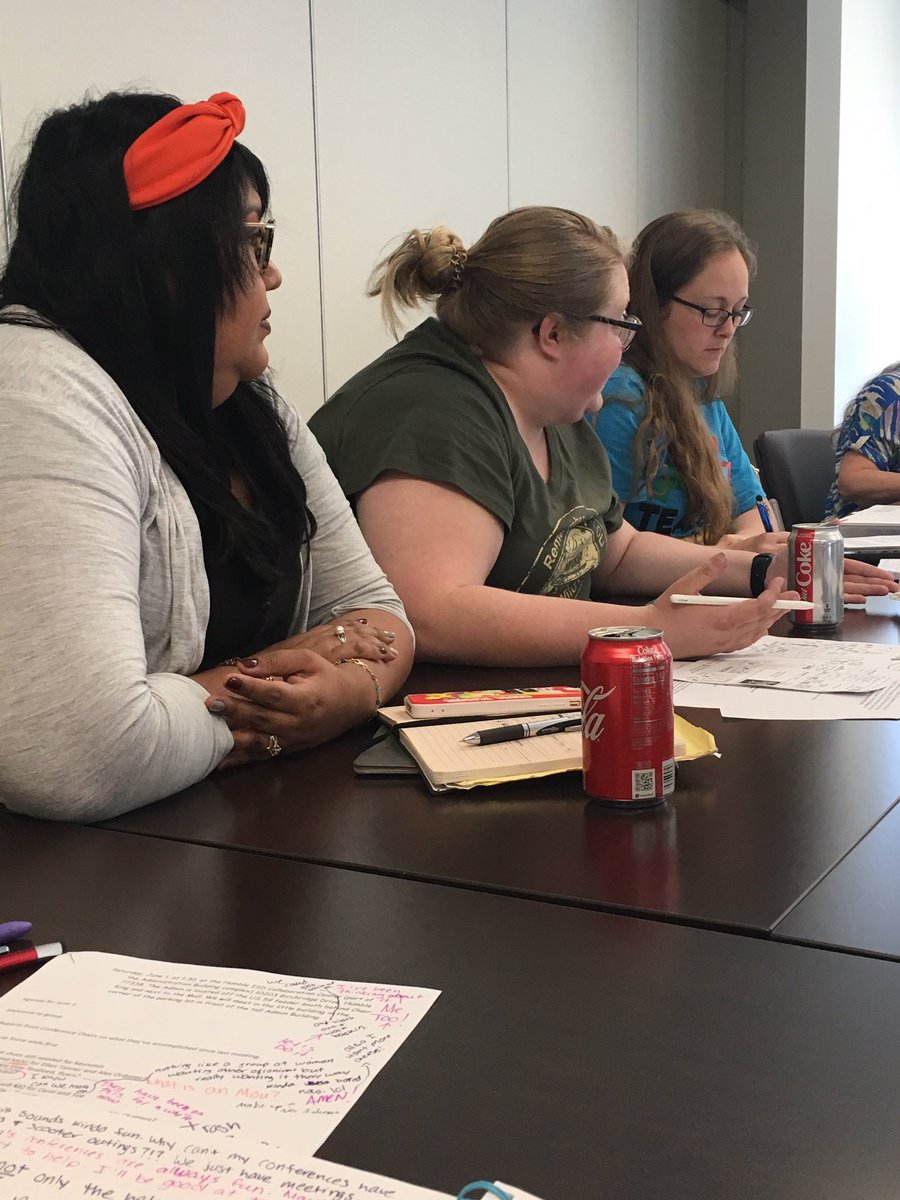 P_HuttoKelley's tweet photo. Aldine’s BEST art teacher’s working hard planning for the TAEA Conference on the first day of summer break! @ArtWithWagner @mslowpaz @JonesMiddleArt @DrKels50 I’m so happy to be an #artgroupie for these ladies &amp; AISD’s art program! #AldineArt #summervacay #planning https://t.co/Itquadxe8d