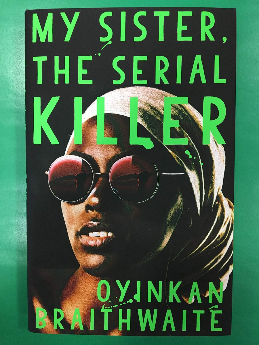 Helllloooo June!! We are pleased to announce we will be reading My Sister, the Serial Killer by <a href="/OyinBraithwaite/">h0n3ydr0p5</a> as our book club selection! Can't wait! 📖📓🖤
#bookclubs #booklovers  #OKC #OKCreads 
#booklahoma
#amreading #June #booksontwitter #blackwomenread
#BookmarkednBougie