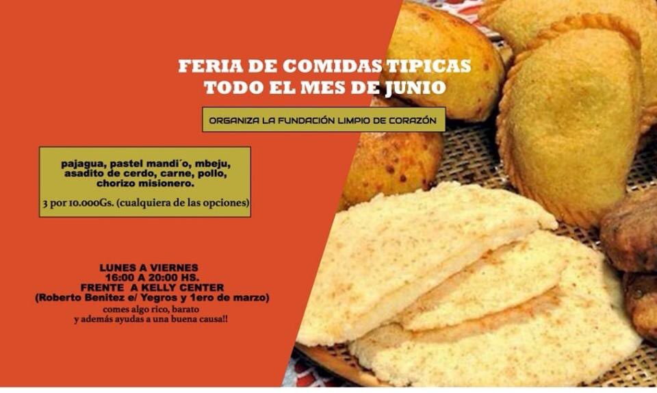 FLdecorazon's tweet photo. Súmate a Limpio de Corazón!!!
Vení a probar las deliciosas comidas típicas de lunes a sábado frente a Kelly Center
Por 10.000 Lleva tres comidas típicas!!! https://t.co/953a9bAXmn