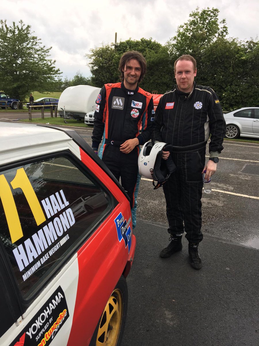 Great job by <a href="/RacerHammond/">Pip Hammond</a> &amp; <a href="/AlexHall27/">Alex Hall</a> <a href="/Croft_Circuit/">Croft Circuit</a> today in @750MotorClub Roadsports. 2nd in class, 1 second off the win, 13th from 39 overall and <a href="/TEGIWA_IMPORTS/">TEGIWA</a> team of the day. Well done lads 😁 Thanks to PDC, SR Electrical &amp; <a href="/pin_gin_/">Pin Gin</a> for the support.