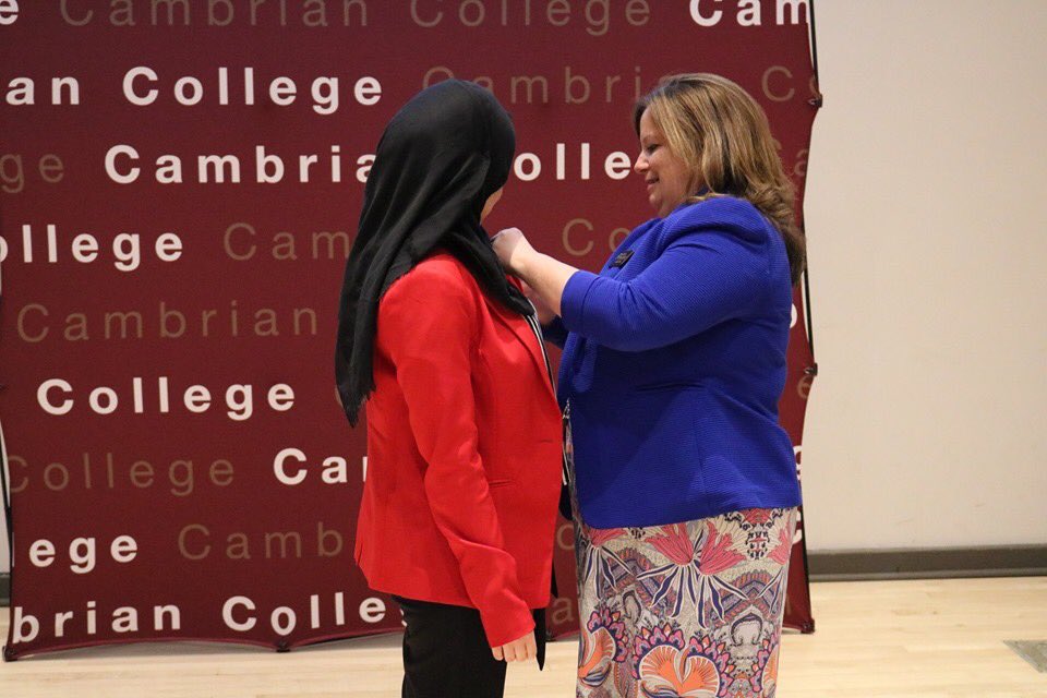 As we reflect upon the week, we'd like to highlight a special moment. Nicole Beauparlant, Senior Manager of International was chosen by Rava to be a part of the Practical Nursing Pinning Ceremony. She notes "Witnessing students receive their Nursing Pledge was very heartwarming.”