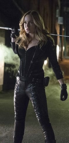 Caity Lotz. Special appearance by White Canary and Black Canary.