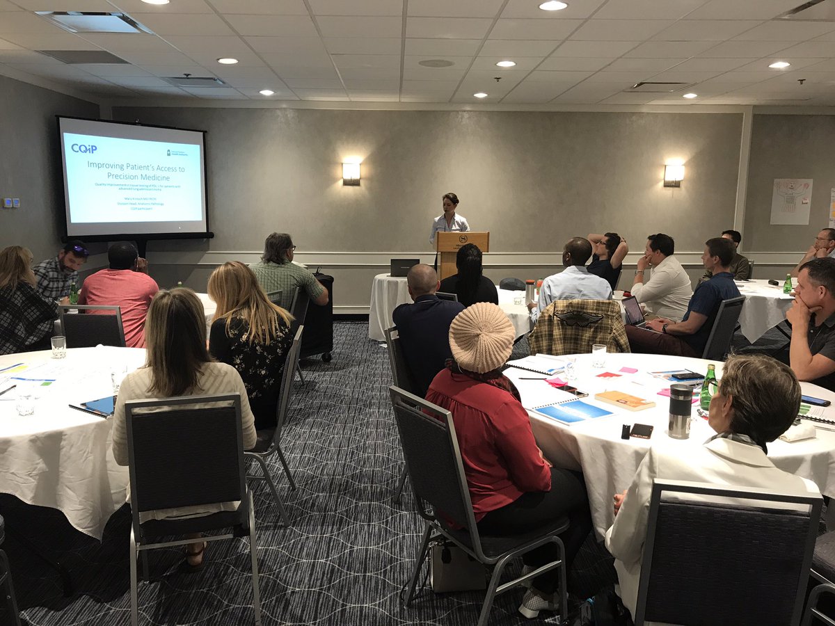 jocelynw_sk's tweet photo. @saskmary joined @CQIP_SK Cohort 3 today to share her #cqip2 project, where her QI journey has gone since she graduated (so inspiring!), and some leadership lessons she’s learned along the way.  #capstone3 @hqcsask https://t.co/Aojd6bugDN