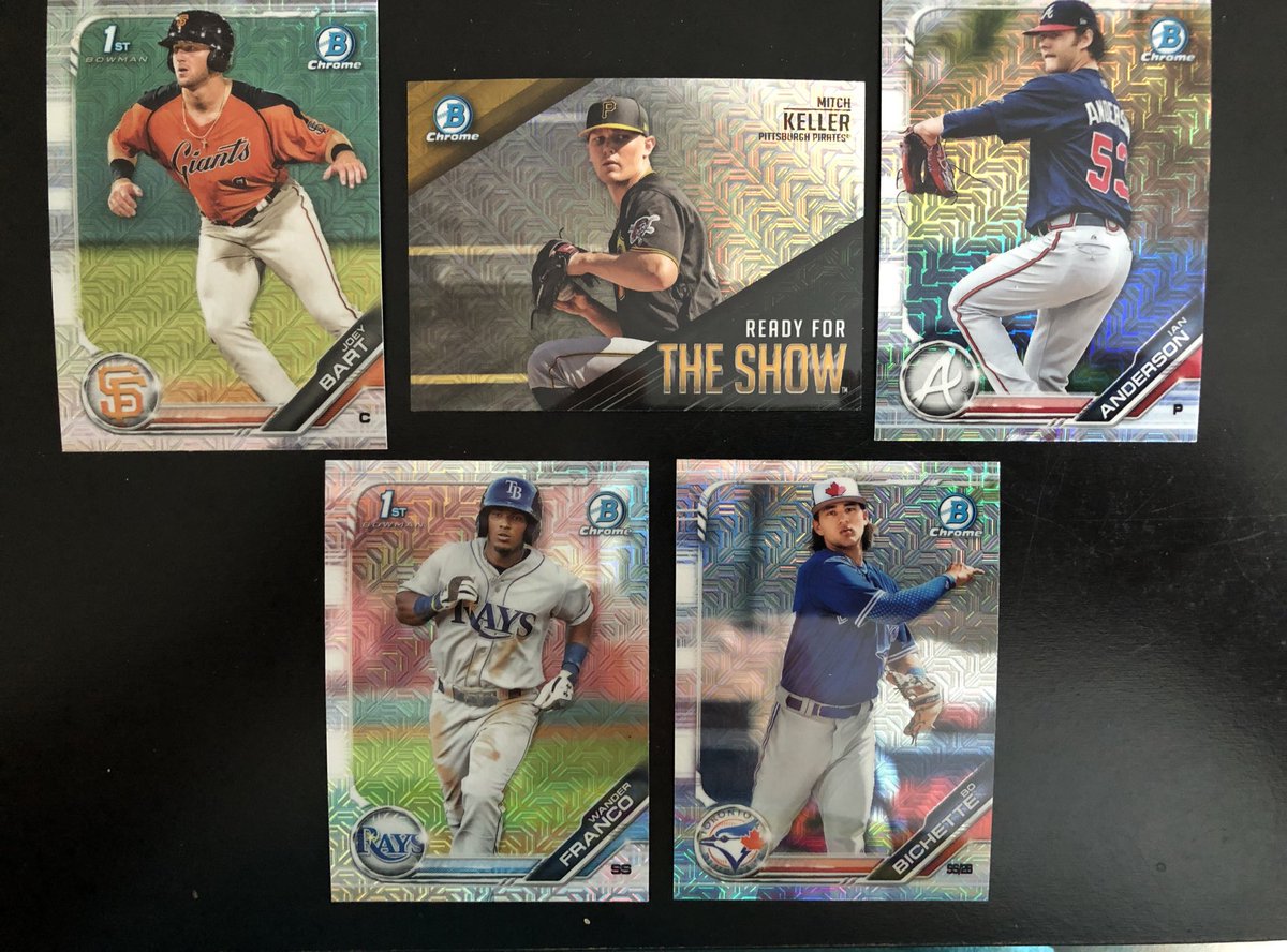 RyansPitch's tweet photo. Here we go - FINAL PACK of the #MegaRip!!!!
Thx again to @sportscardLP for the sweet prize & best of luck to my fellow winner, @Lost_Collector -
WHOA!
@Braves’ Ian Anderson!
It’s a #Bart sighting! @SFGiants
That Keller card is slick, too!
And it’s Dante’s kid!!! @BlueJays https://t.co/BqfdEGQcVr