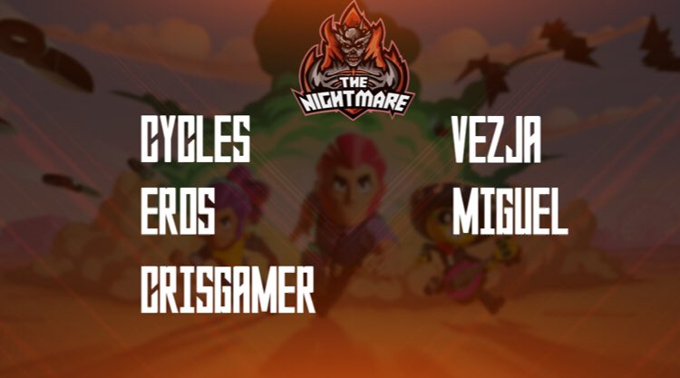 TheNightmare_H's tweet photo. Les presentamos a nuestro equipo de #BrawlStars que nos estará representando en cada competencia y que está conformado por:
🗣Capitán @Cycles89167399
👤Jugador @vezja_CR
👤Jugador @xeros_xx
👤jugador @miguel250yanke1
👤Jugador Crisgamergt
Sabemos que lo darán todo!
#GoTNH https://t.co/SkfW2ZRJzA