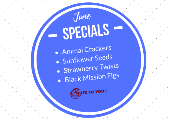 Jump on our June specials! 🦒☀️🍓 
#nutstoyou #gourmetnuts #visitphilly #familybusiness