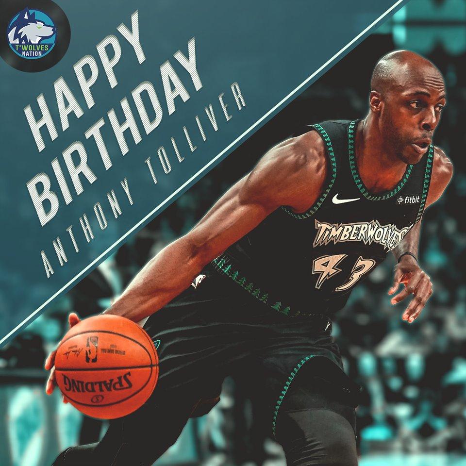 Join Timberwolves Nation in wishing Anthony Tolliver a happy 34th birthday!    