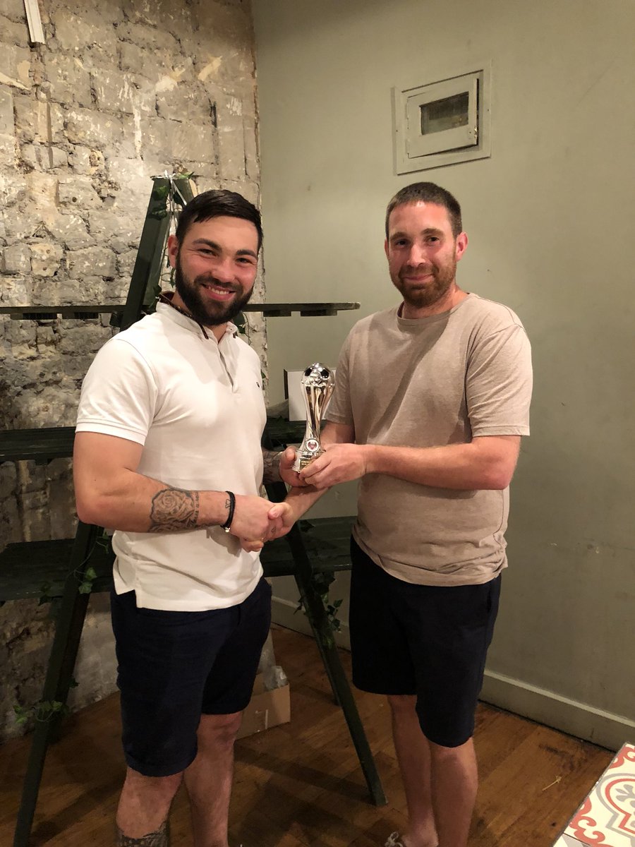 AtleticoNewInn1's tweet photo. Managers player @justinskinner27 #CleanSweep https://t.co/GcWmEnarRB