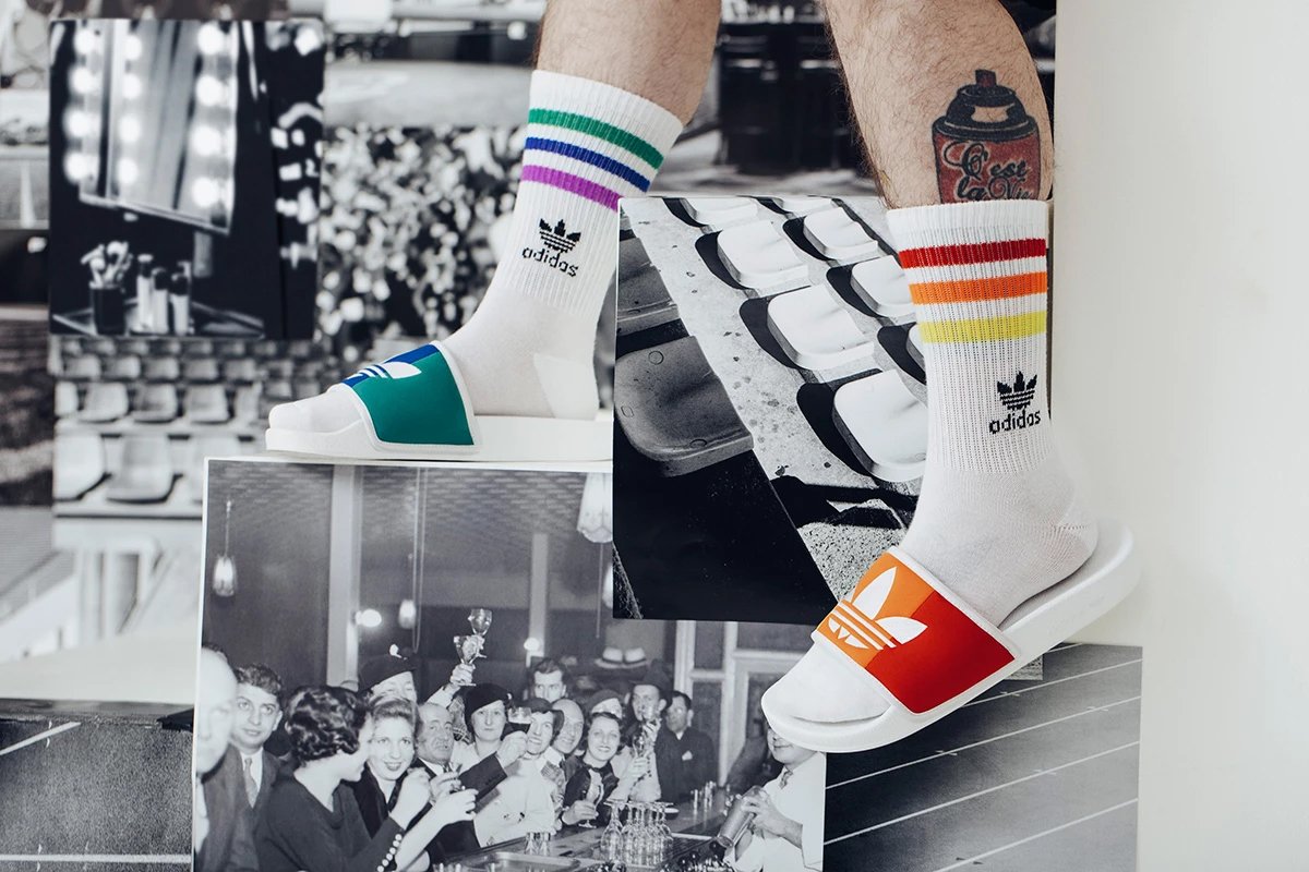 pride socks adidas