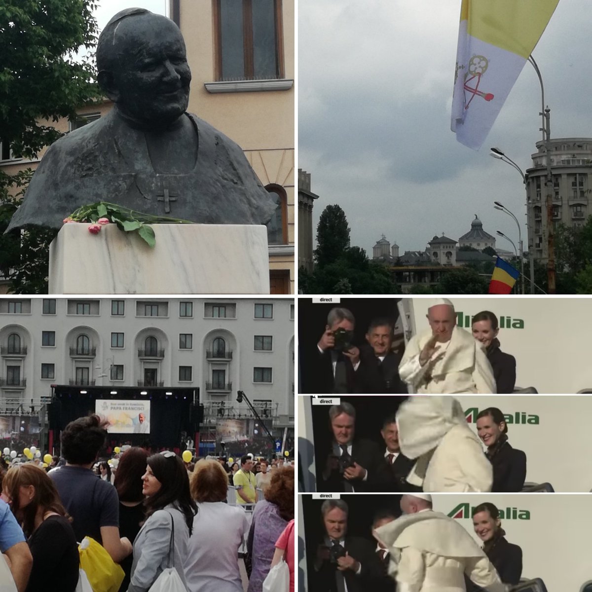 dyve_oana's tweet photo. 1999 - 2019 = 20 years #2Papi 🙏💙💛❤ #ViaggioApostolico #ApostolicJourney
#București
#ȘumuleuCiuc
#Iași
#Blaj
Magic days #followthepope !
#walkwithyou 👟👟 #Sămergemîmpreună
#PapalaBucurești #România @Pontifex https://t.co/JAKBx2f66E