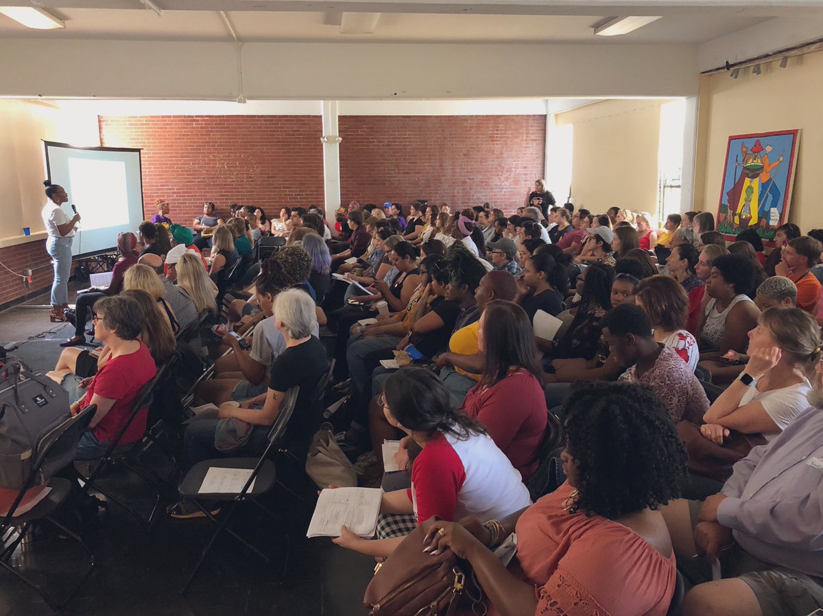 reproforallGA's tweet image. Packed house at @ProjectSouth for the ABCs of Reproductive Justice where we’re processing, learning, and growing. #PissedOffPeaches