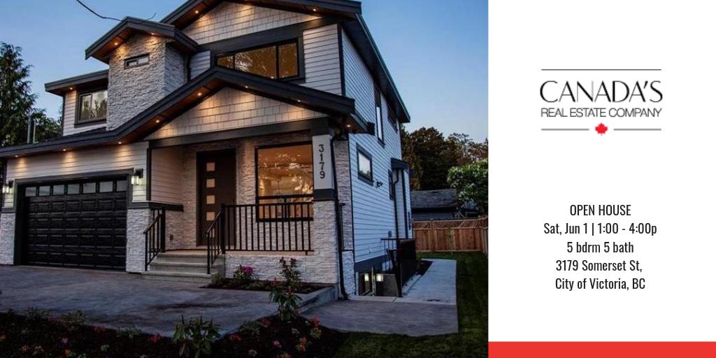 rlpvic's tweet photo. OPEN HOUSE | Sat, Jun 1 1:00 - 4:00p | 5 bdrm 5 bath | 3179 Somerset St, City of Victoria, BC
#yyjrealestate #RLPVictoria https://t.co/TLPKWPonPO https://t.co/rtVAlC4yLn