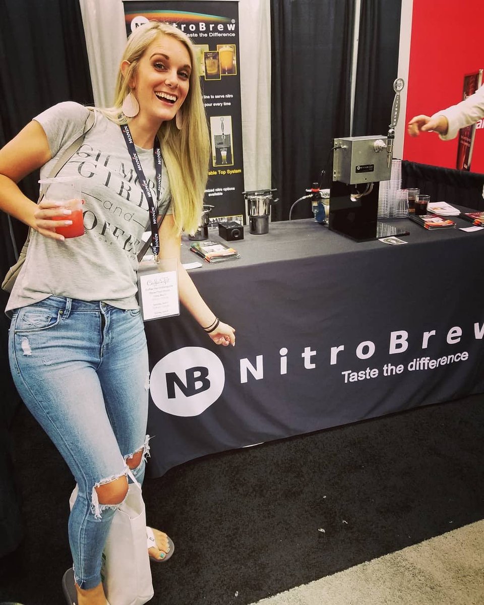 NitroBrew's tweet photo. We love to see everyone get excited about #NitroBrew
"Just enjoying Coffeefest!" - #sweetbean
#CoffeeFest #indianapolisCoffee #nitroOnDemand #singleservenitro #nitroTableTop https://t.co/BKxgP0ozB2