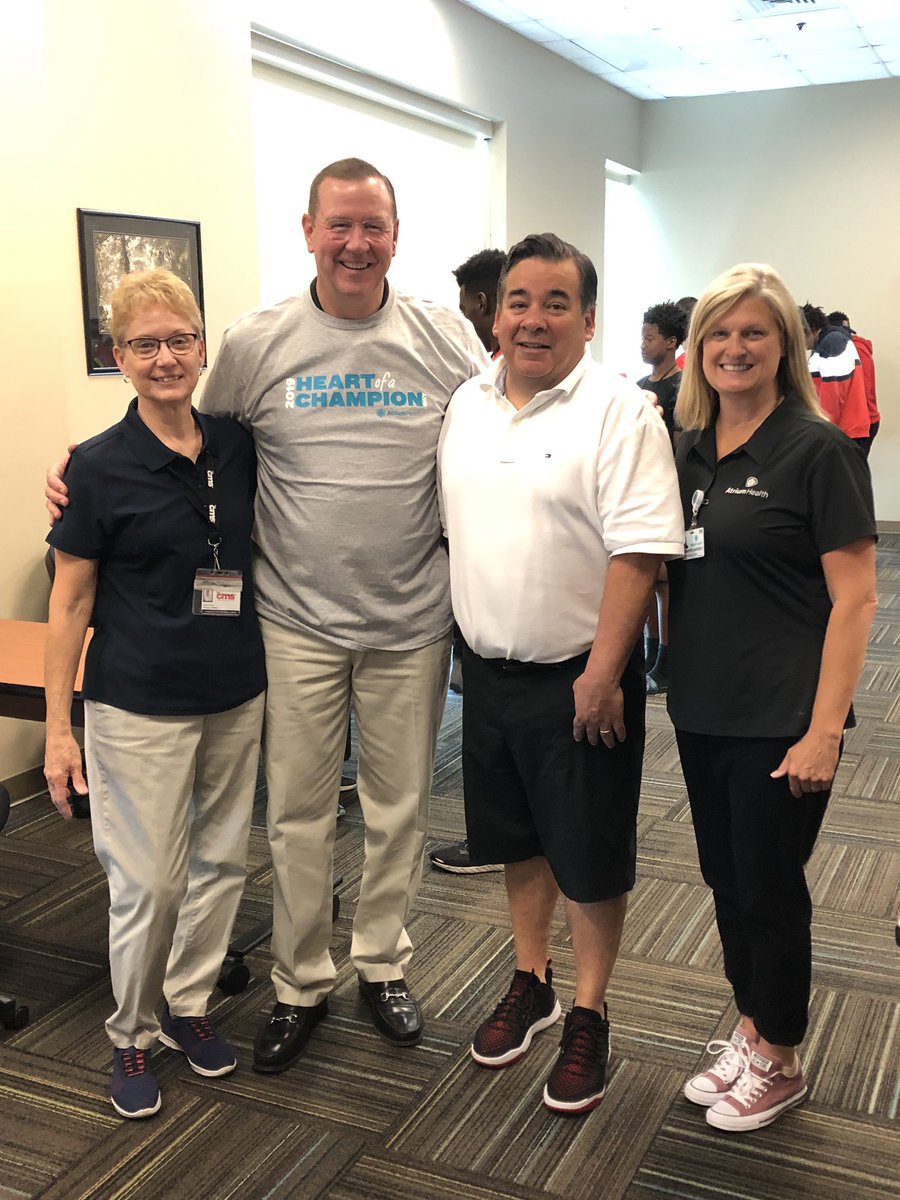 Claude T. Moorman III (@tmoormanmd) on Twitter photo Great to be a part of <a href="/AtriumHealth/">Atrium Health</a> #HeartofChampDay ! Screening 1600 of our Mecklenburg County student-athletes!! <a href="/vbmoorman/">Virginia M</a> Great to be a part of <a href="/AtriumHealth/">Atrium Health</a> #HeartofChampDay ! Screening 1600 of our Mecklenburg County student-athletes!! <a href="/vbmoorman/">Virginia M</a>