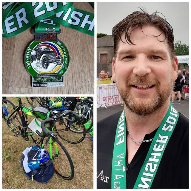 pjmelvin77's tweet photo. Finished & Survived!! #triathlon #triathy #tryathy #run #swim #cycle #exercise #fitness #enjoylife #newexperiences #trysomethingnew #firsttime #pickoftheday #discoverireland #discoverathy #athy https://t.co/Gl1ghNd7KH https://t.co/xvJk9T1ONS