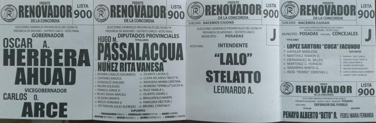 I B A N E Z على تويتر En Misiones Boleta Papel Blanco Y Negro Sin Foto Hay Sublemas Por Eso Para 76 Municipios Se Anotaron 621 Candidatos A Intendente Colgados De