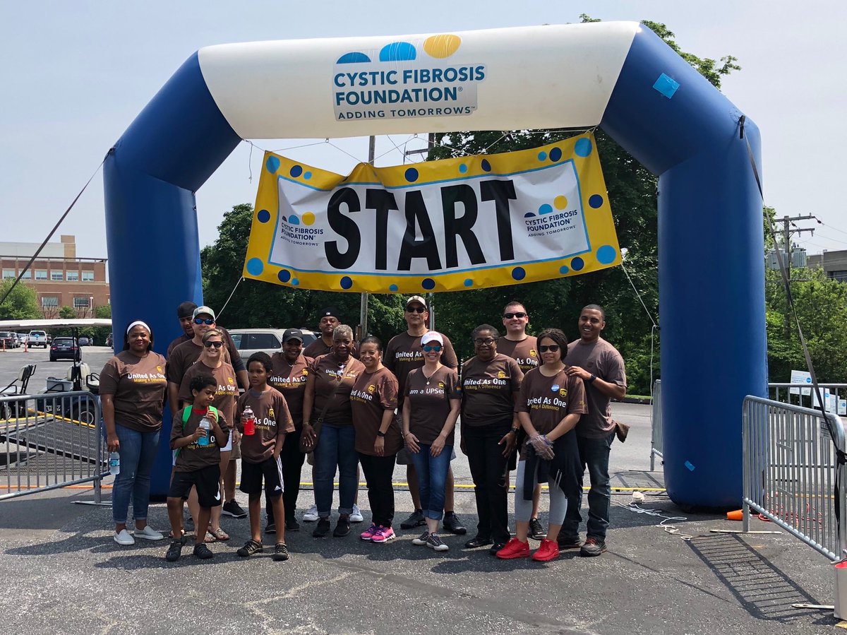 ⁦@ChesapeakUPSers⁩ ⁦@EricDecoudUPS⁩ ⁦@Chadmeyers25⁩ @CF_Foundation⁩ #GreatStrides Great time at a great event! Honored to have been a part of it!