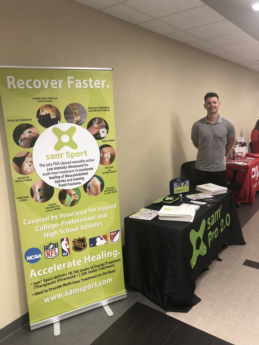 samrecover's tweet photo. Honored to support @Maryland_ATs at #MATA this weekend 🙌🏽 Excited to show everyone the new military grade unit! #SamPro https://t.co/BnpvTLJGz4