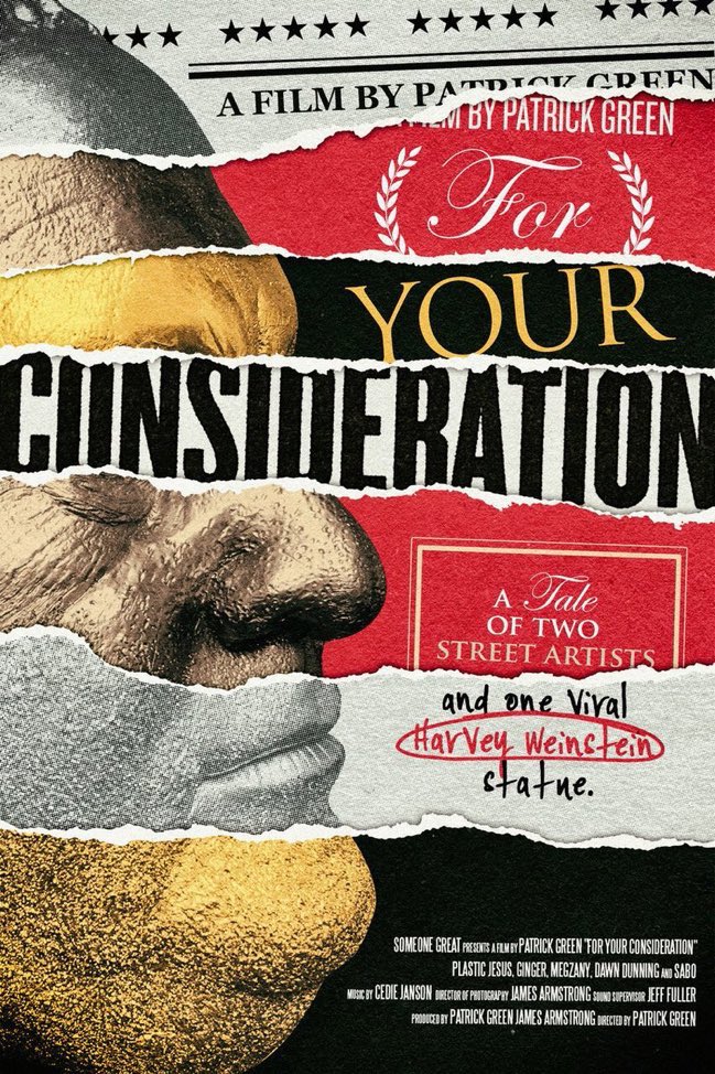 I just submitted <a href="/fycdoc/">For Your Consideration Doc</a> to <a href="/FilmPittsburgh/">Film Pittsburgh</a> <a href="/plasticjesusart/">PLASTIC JESUS®️</a> #streetart #metoo