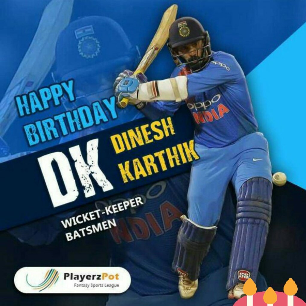 Happy birthday Dinesh karthik 