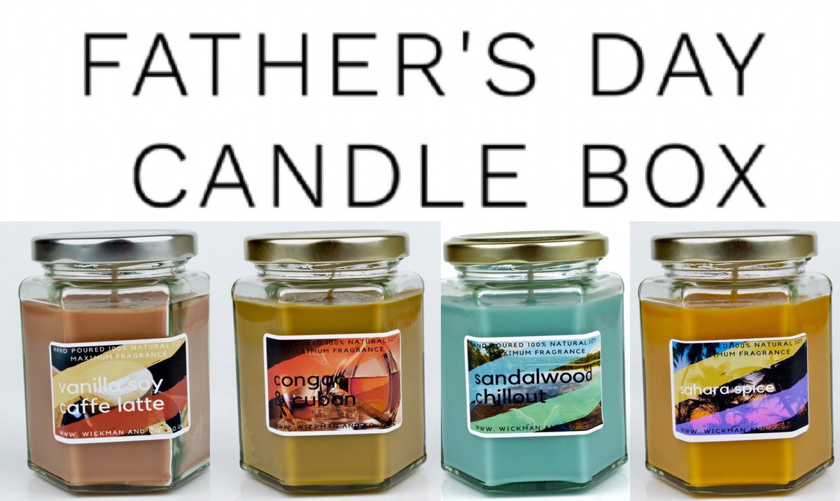 WickmanAndCo's tweet photo. 🤞Don’t Forget It’s Father’s Day on 16th June!!
👉Order NOW https://t.co/1tRLGwVvEc
·
·

#vegan #handmade #handpoured #soywaxmelts #candleaddict #waxporn #waxcommunity #waxaddict #365daysofwax #scentedwax #soywaxcandles #giftideas #hygge #lifesmellsgood #dad #fathersday https://t.co/dlDgdUzCFZ