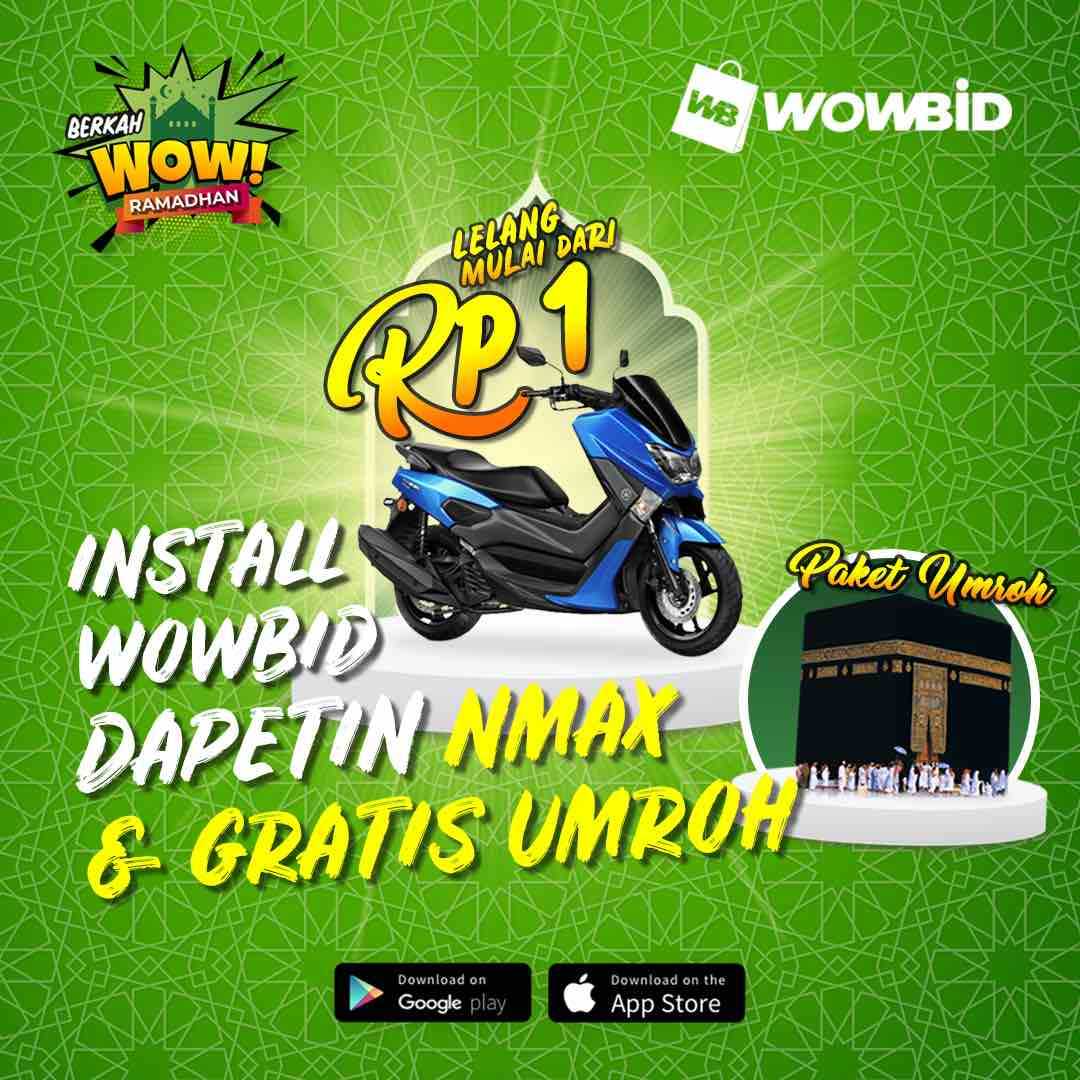 DesyaAS_'s tweet photo. Guys, cobain deh ini aplikasi WOWBID https://t.co/V5FRXDSiui . Bisa ikut lelang Motor Nmax mulai dr Rp1. Ada paket Umroh gratis juga lho!
 Masukkan code E548-8394
saat registrasi dan dapatkan
keseruan lainnya https://t.co/AvXEMMCzR1