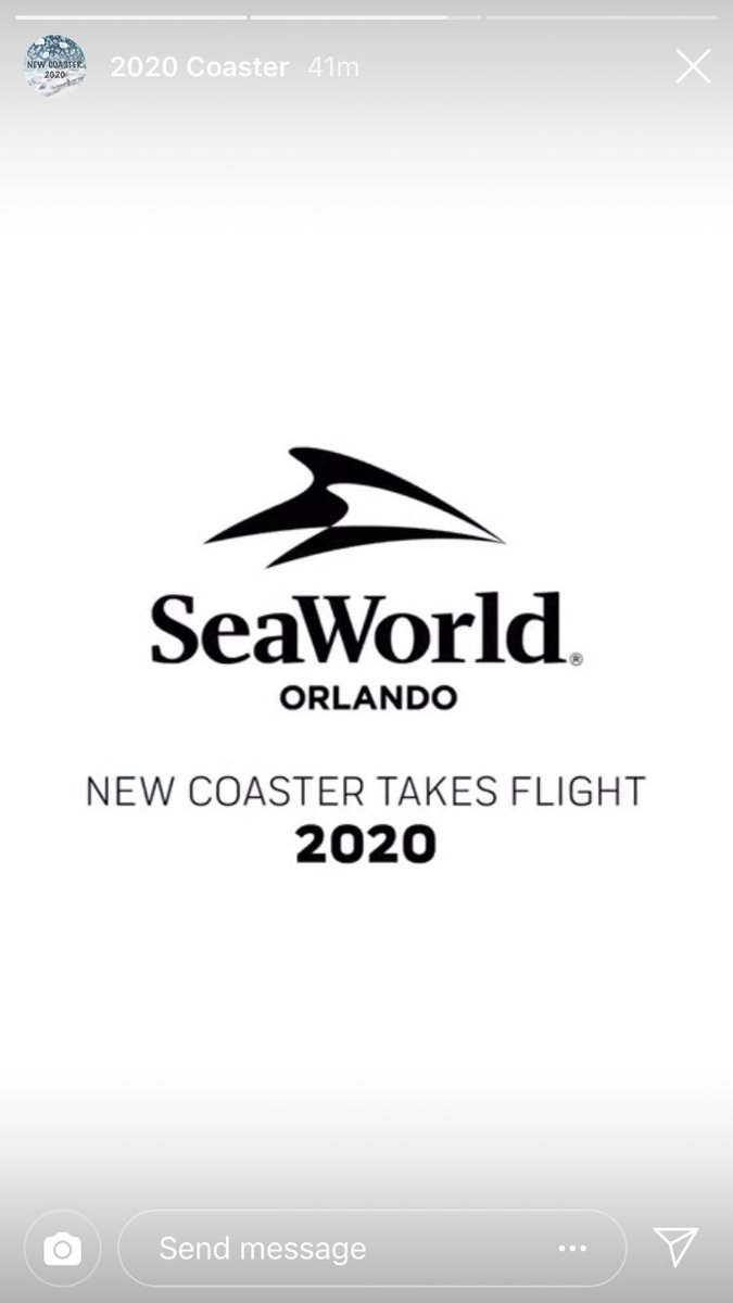 DestinationThr1's tweet photo. NEWS: Sea World Orlando confirms new coaster for 2020 with this teaser. #Breaktheice #swo2020 https://t.co/VLnlkbB55N