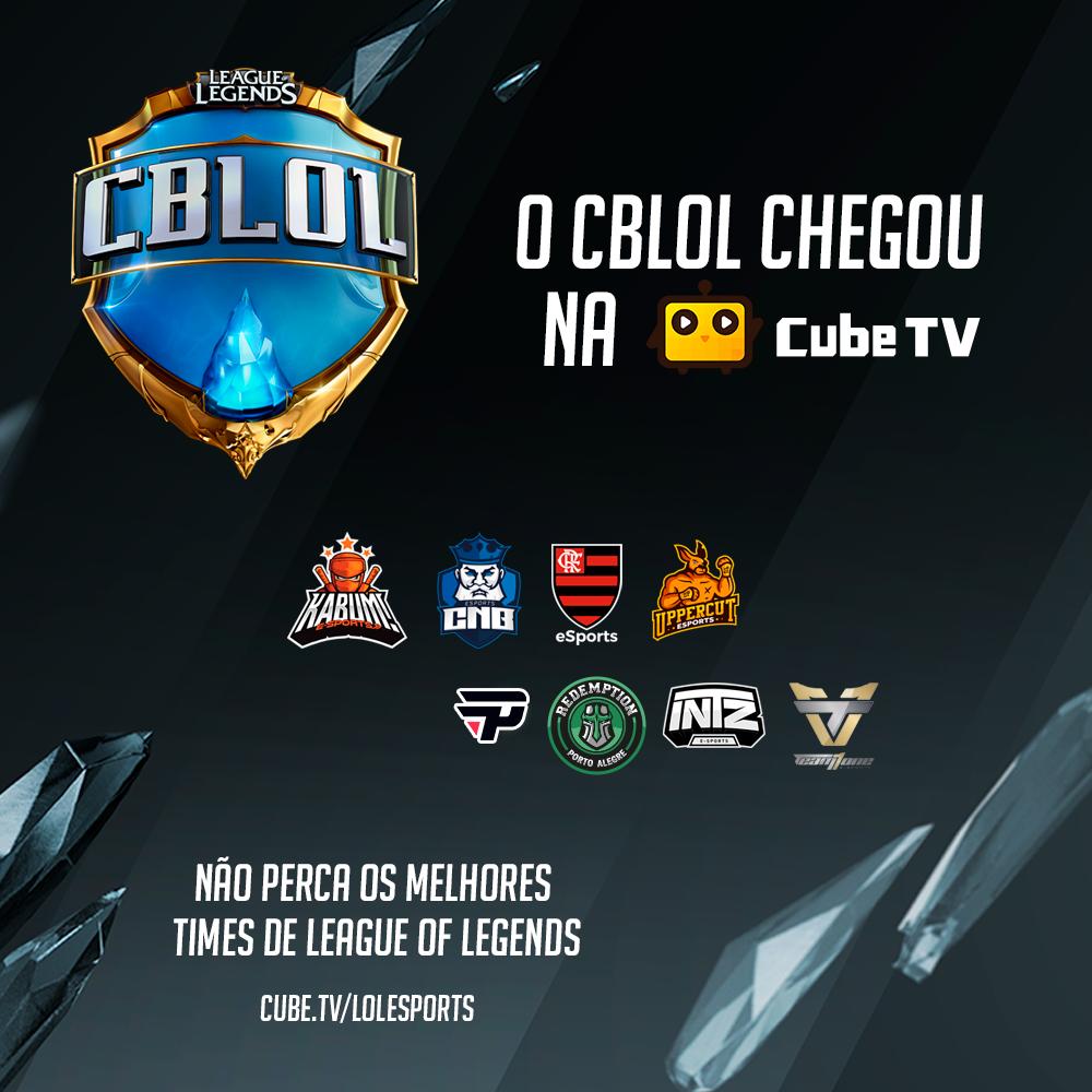 CubeTVBR's tweet photo. ATENÇÃO!

Daqui a pouco, às 13h, começa a segunda etapa do CBLOL 2019!

O primeiro jogo já promete com Flamengo x Pain.

Acesse: https://t.co/a8IHCpVeR3 https://t.co/PNeUNrexKF