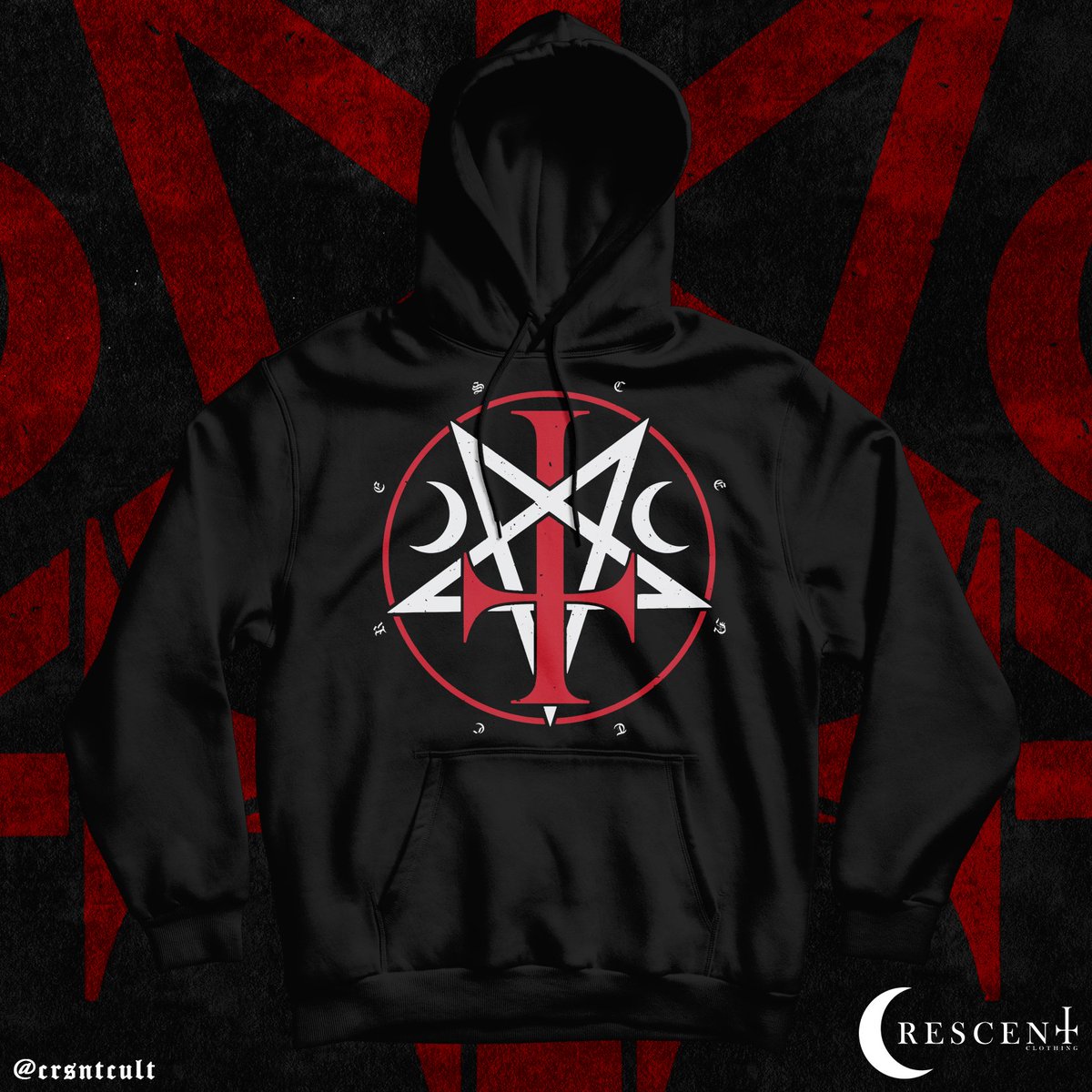 CRSNTCULT's tweet photo. ⛈️  Ｓ　Ｔ　Ａ　Ｙ　　Ｄ　Ｒ　Ｙ  ⛈️

New P E N T A hoodie
in Black &amp; Blood

S - 3 X L
https://t.co/rsdChdLJem https://t.co/PaInct6G4Z
