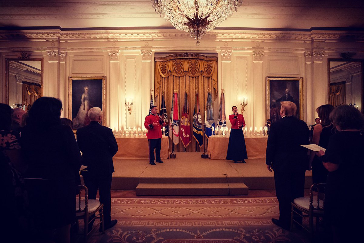 Thank you to the families who joined us at @WhiteHouse in honor of our Nation’s fallen heroes. To Gold Star families everywhere, we remain indebted to the selfless sacrifices made by these heroes. Thank you to all those who have served or are serving in our Armed Forces!