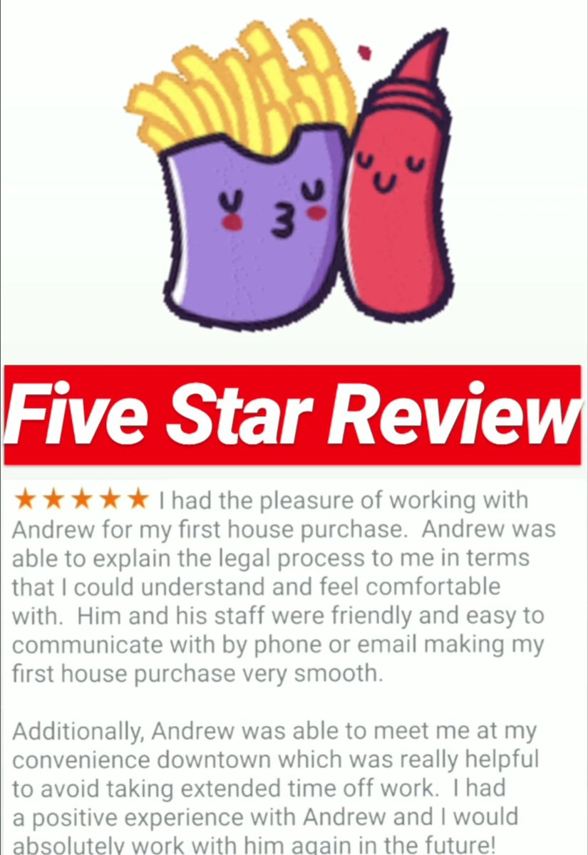 ThatLawyerGuy's tweet photo. A good lawyer-client working relationship is like ketchup and french fries, they go well together :)
Breaking down legalese, being highly responsive, and being mobile.
All a part of #redefiningrealestatelaw
#yeg #yeggers #yegre #yegdt #yegbiz #yeglaw #edmonton #lawyer https://t.co/71wfX6HGwp