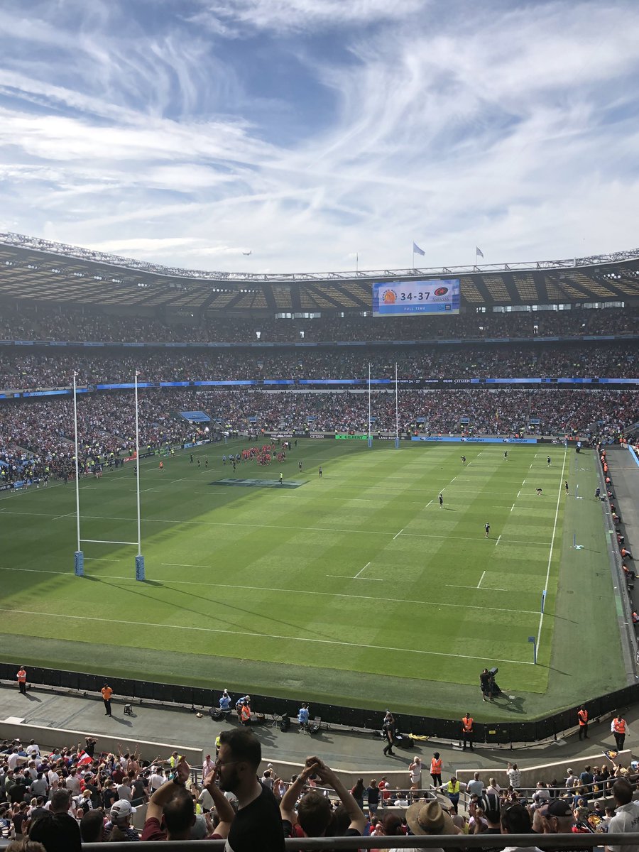 Saracens Premiership Champions!!! Awesome game. What a 2nd half performance. That’s 1/1 today so far. Liverpool it’s now your turn. Make this a day for the teams in red #Saracens #teaminred #LFC