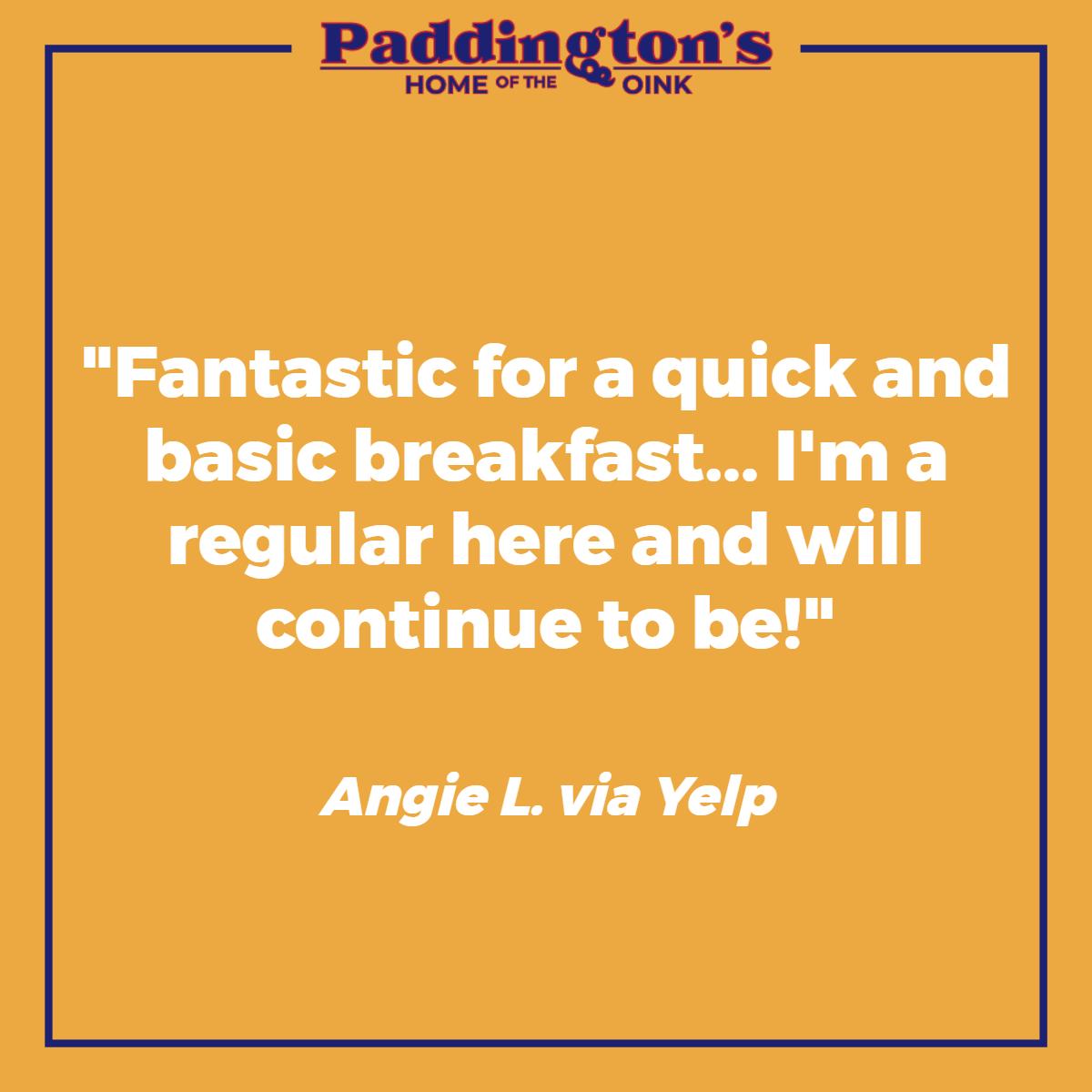 PaddingtonsON's tweet photo. We love serving our familiar faces. https://t.co/1PrB56yZd4