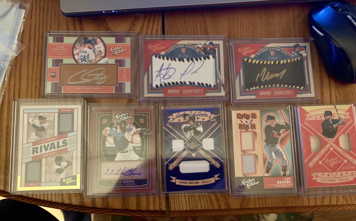CardsCollector4's tweet photo. Hits from Leather &amp; Lumber https://t.co/HtIc61uIeV