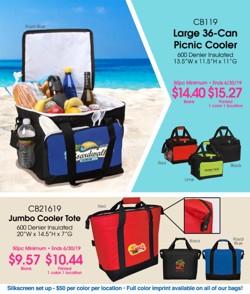promotesource's tweet photo. Jumbo Cooler Bag Sale!
Already Discounted prices on promotional products
#CB118
#CB21619
#promotesource
#promoproducts
#swagcity https://t.co/NcheDiGDJC