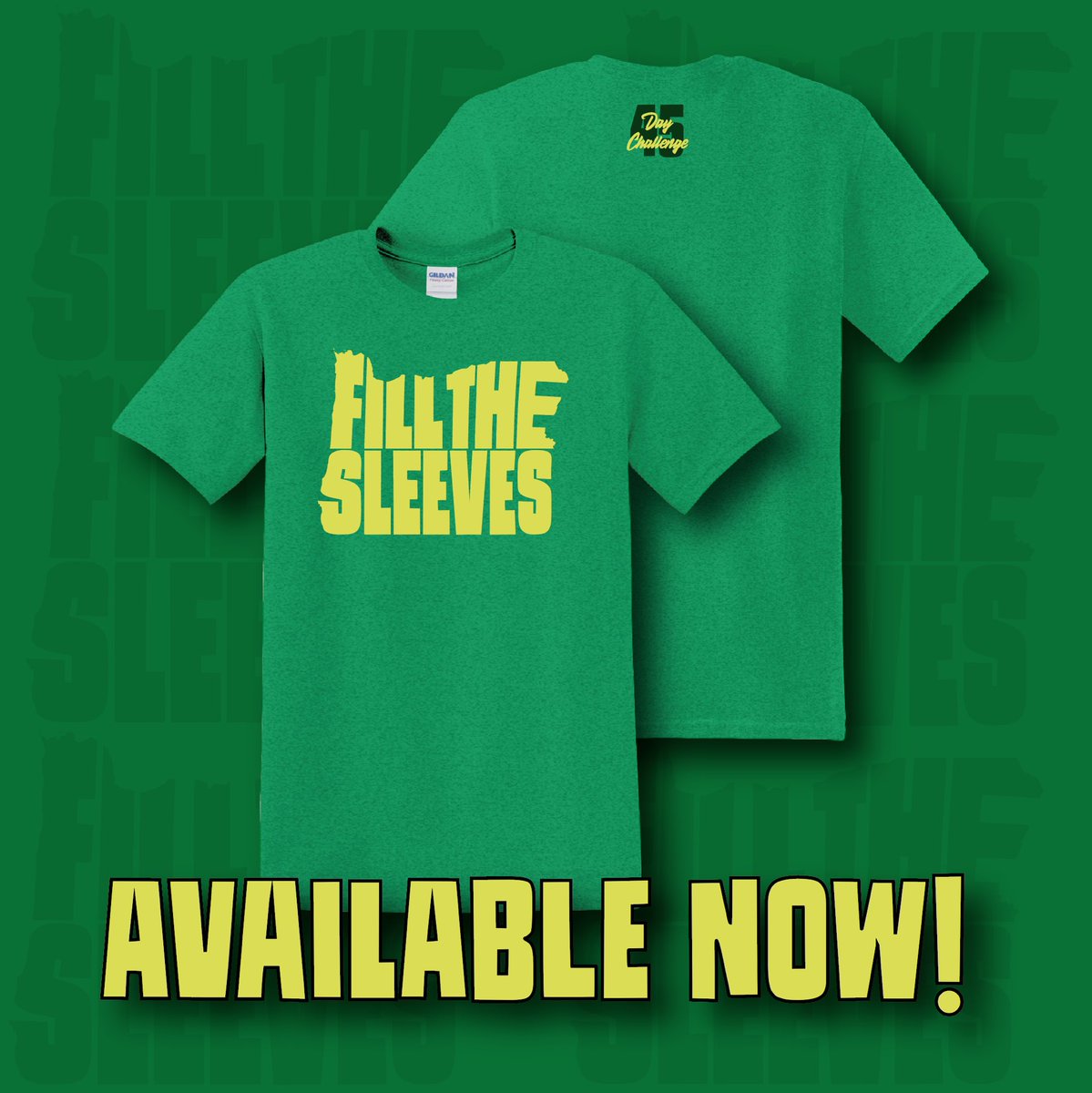 FTS_Apparel's tweet photo. IT’S HERE!!!! Order ANY or ALL of our #FILLtheSLEEVES designs before July 10th so you can have it for the first day of the #45DayChallenge #SpecialOlympics https://t.co/7ccbMM6a1A